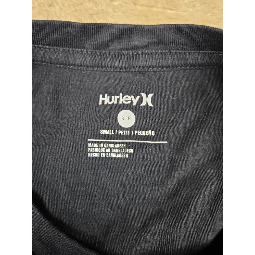 Hurley Mens Black Short Sleeve T Shirt Graphic‎ Print Size S - Picture 2 of 10